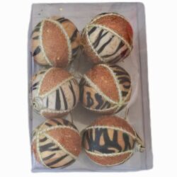 КОЛЕДНА УКРАСА 6см 6бр DP-7831