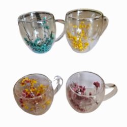 ЧАША ДВОЙНА С ЦВЕТЯ 0,250л DP-8762