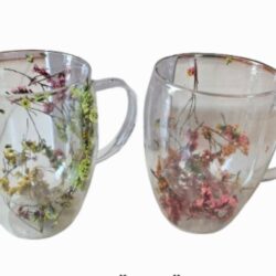 ЧАША ДВОЙНА С ЦВЕТЯ 0,350л DP-8763